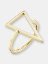 Reclaimed Arrow Ring - 14K Yellow Gold