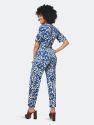 Kayla Jumpsuit in Two Tone Floral