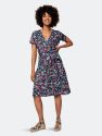 Perfect Wrap Cap Sleeve Dress in Garden Floral