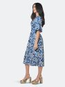 Zoe Dress in Two Tone Floral Set Sail