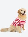 Big Dog Striped Pajamas - Red-white