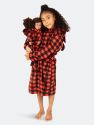 Girl and Doll Fleece Hooded Animal Robes