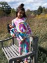 Girl and Doll Matching Tie Dye Unicorn Pajamas