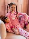 Girl and Doll Matching Unicorn Print Pajamas