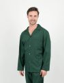 Mens Classic Button Down Pajamas - Green