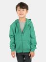 Solid Classic Color Zip Hoodies - Green
