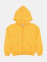 Solid Classic Color Zip Hoodies - Yellow
