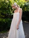 First Light Dress - Natural/White Stripe