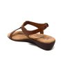 Greco wedge leather sandal
