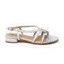 Lakesha Flat Sandal In Synthetic - Silver