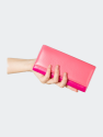Pink Tricolour Continental Wallet