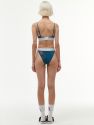Band High Line Panties - Blue Coral