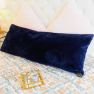 Faux Fur Body Pillow Cover - Royal Navy Blue