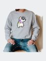 Unisex Puppy In Crown Sweater/Sweatshirt - Eco Friendly