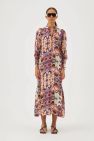 Olite Eugenia Long Dress - Pink Print 2