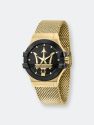 Maserati Men's Potenza R8853108006 Gold Stainless-Steel Quartz Dress Watch - Gold
