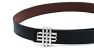 Reversible Signature Belt 32 mm - Brown & Black | Silver Buckle - Brown And Black