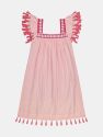 Sandrine Women's Reversible Tassel Dress Stripe - Rose/Pink
