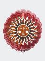 Small Sun Face Antique Red/Copper Wind Spinner - Antique Red/Copper