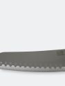 Michael Graves Design Comfortable Grip 7 Inch Stainless Steel Santoku Knife, Indigo