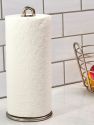 Michael Graves Design Simplicity Freestanding Steel Paper Towel Holder, Satin Nickel