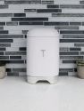 Michael Graves Design Soho Large 7 Cup Capacity Tin Tea Canister, White