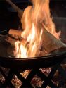 30" Diamond Lattice Wood Burning Fire Pit