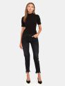 Staley Mid Rise Cropped Tapered Jeans