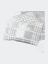 Banbury Plaid Grey Reversible Duvet Cover Set With 2 Pillow Shams