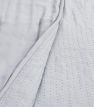 Railroad Stripe Grey And Ivory And Black Cotton Twin Comforter Set