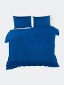 Regency Blue Two Piece Duvet Cover Set. Twin Duvet Cover Set In Cotton, Boho Duvet Cover Set With 1 Pillow Sham - Blue