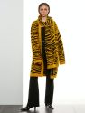 Tiger Print Twin Set Knit Cardigan - Multi-colored