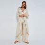 Pull-on Trousers - Crinkled Organic Cotton