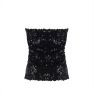 Sequined Party Strapless Top