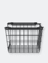 Oceanstar Stackable Metal Wire Storage Basket Set for Pantry, Countertop, Kitchen or Bathroom