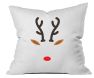 Rudolph Christmas Pillowcase - White