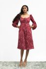 Marcela Dress / Ruby + Ivory Toile Print Cotton