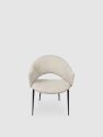 Puff Paste Harmony Upholstery Dining Chair, Set of 2 - Ivory