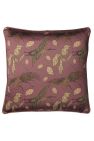Paoletti Harper Square Throw Pillow Cover (Mulberry) (One Size) - Mulberry