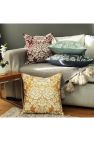 Paoletti Melrose Floral Throw Pillow Cover (Sage) (One Size)