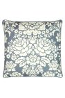 Paoletti Melrose Floral Throw Pillow Cover (Slate Blue) (One Size) - Slate Blue