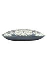Paoletti Melrose Floral Throw Pillow Cover (Slate Blue) (One Size)