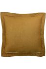 Paoletti Palmeria Cushion Cover (Gold) (One Size)