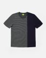 The Knit Tee With The Horizontal Purple Stripes