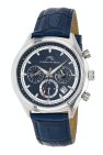 Dylan Men's Leather Watch, 871CDYL - Blue
