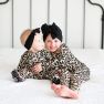 Lana Leopard Tan Long Sleeve Pajamas