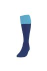 Precision Childrens/Kids Turnover Football Socks (Navy/Sky Blue) - Navy/Sky Blue