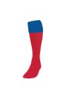 Precision Unisex Adult Turnover Football Socks (Red/Royal Blue) - Red/Royal Blue