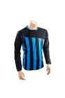 Precision Unisex Adult Valencia Football Shirt (Black/Azure) - Black/Azure