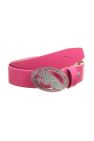 Puma Womens/Ladies Regent Fitted Leather Belt (Pink) - Pink